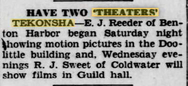 Riviera Theater - 15 Oct 1939 Some Clues